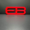 FMSgear RED 1pc REAR emblem fits 15-25 Mustang ECOBOOST EB