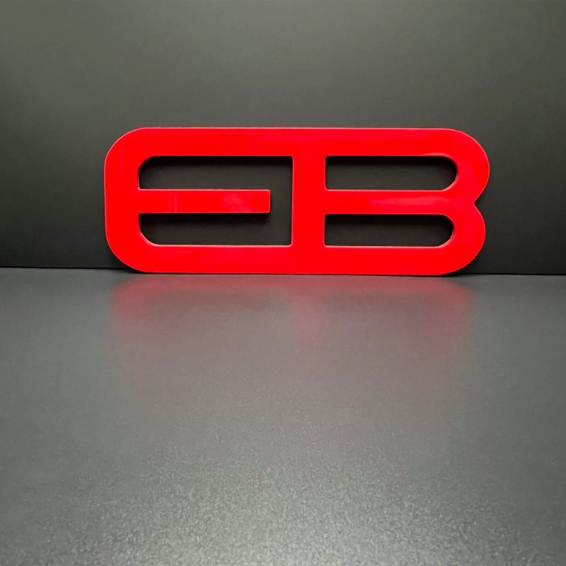 FMSgear RED 1pc REAR emblem fits 15-25 Mustang ECOBOOST EB