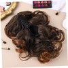 SAFIGLE Curly Ponytail Extension Claw Clip Realistic Synthetic Hairpiece for