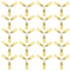 Linkstyle 20pcs 12-10 Gauge AWG 3 Way Wire Connector, Crimp