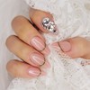 Lines and margins Handmade nail tips - Square S /