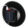 Portable Camping Lantern with Fan Solar USB Rechargeable LED Tent