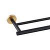 Miyili 30-Inch Bathroom Double Towel Bar SUS 304 Stainless Steel