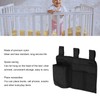 Bedside Storage Bag Nylon Bed Rail Hanging Organizer Pocket for