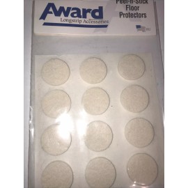 EZ Glide Lot Of 2 Award  Surface Protectors - 7/8”White Circle - Just Peel and Stick A1