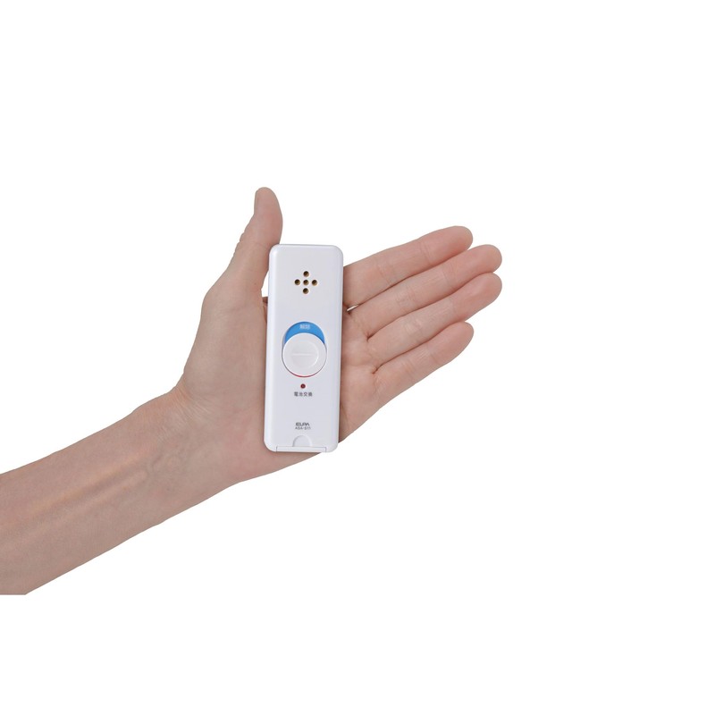 エルパ(ELPA) 薄型アラーム衝撃&開放 防犯 衝動検知式+マグネット検知式 パールホワイト ASA-W13(PW)