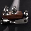 TURTLEDOVE Viking Vegvisir Motorcycle Ride Bell, Stainless Steel Guardian Motorcycle