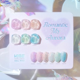 Kiss New York Romantic My Aurora 6 types of single items mother-of-pearl glitter gel / 키스뉴욕 로맨틱 마이 오로라 6종 단품 자개 글리터젤