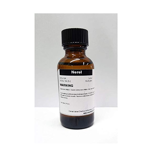 Nerol High Purity Fragrance/Aroma Compound 30mL (1 Fl Oz)