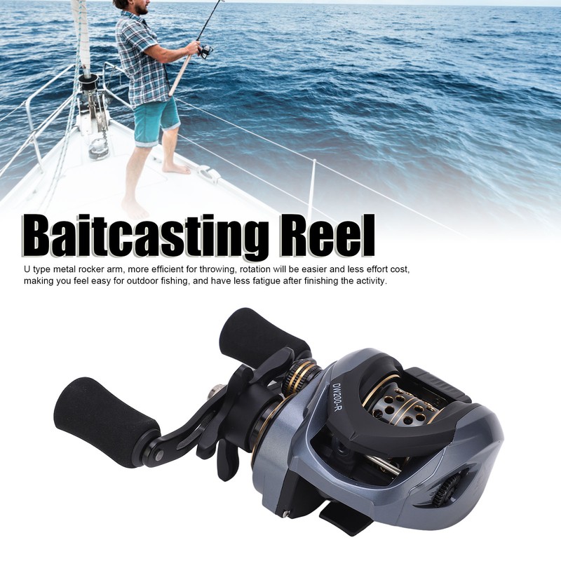 Baitcasting Reel Lure Fishing Reel Wheel 7.2:1 Ratio 18+1BB with