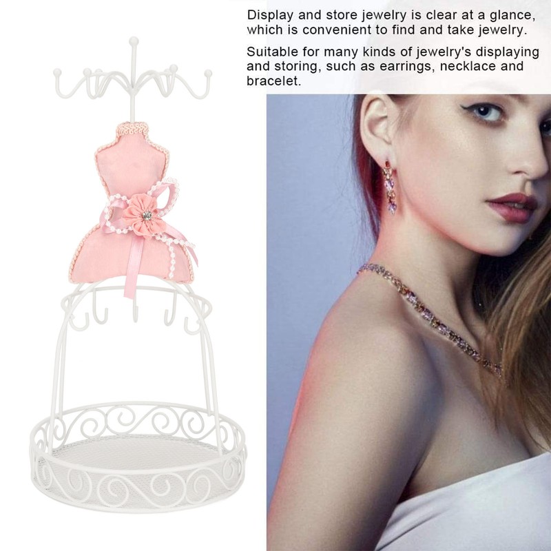 Jewelry Displays Stand Mannequin Princess Model Dress Rack for Hanging