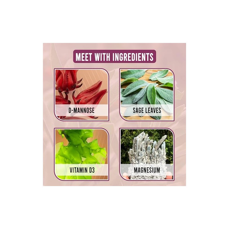 D-Mannose Capsules | Support Bladder Control & Urinary Tract Infection