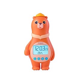 Oregon Scientific - Wecker Bär mit Temperatur Innen (orange) - BC100
