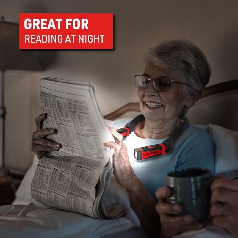 EZRED ANYWEAR Rechargeable Neck Light for Hands-Free Lighting - NK15,