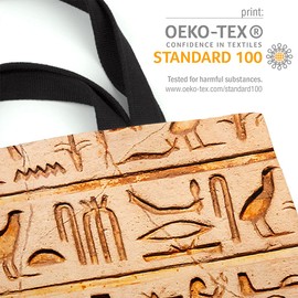 VOID Egypt Hiroglyphic Antique Shopping Bag 33 x 33 x 14 cm, 15 L