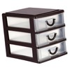 iplusmile Plastic Storage Box Multifunctional Drawer Organizer Storage Case Cosmetic