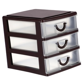 iplusmile Plastic Storage Box Multifunctional Drawer Organizer Storage Case Cosmetic Organizer