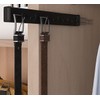 6-Hook Designer Wardrobe Reversible 13.75" Length Closet Belt Rack with