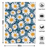 Daisy Blanket，Daisy Throw Blanket,This Throw Blanket with Daisy Flowers Design