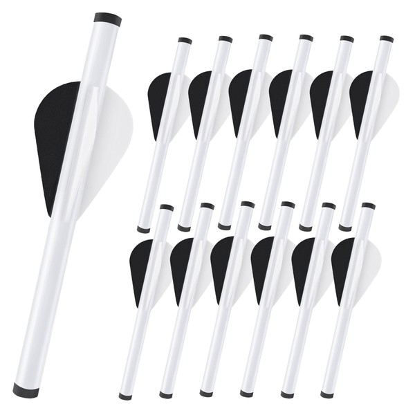 KEAUP 12 Packs Arrow Fletching with 2 Inch Arrow Vanes,