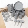 FOODLE Wheat Straw Dinnerware Set - BPA Free & Safety
