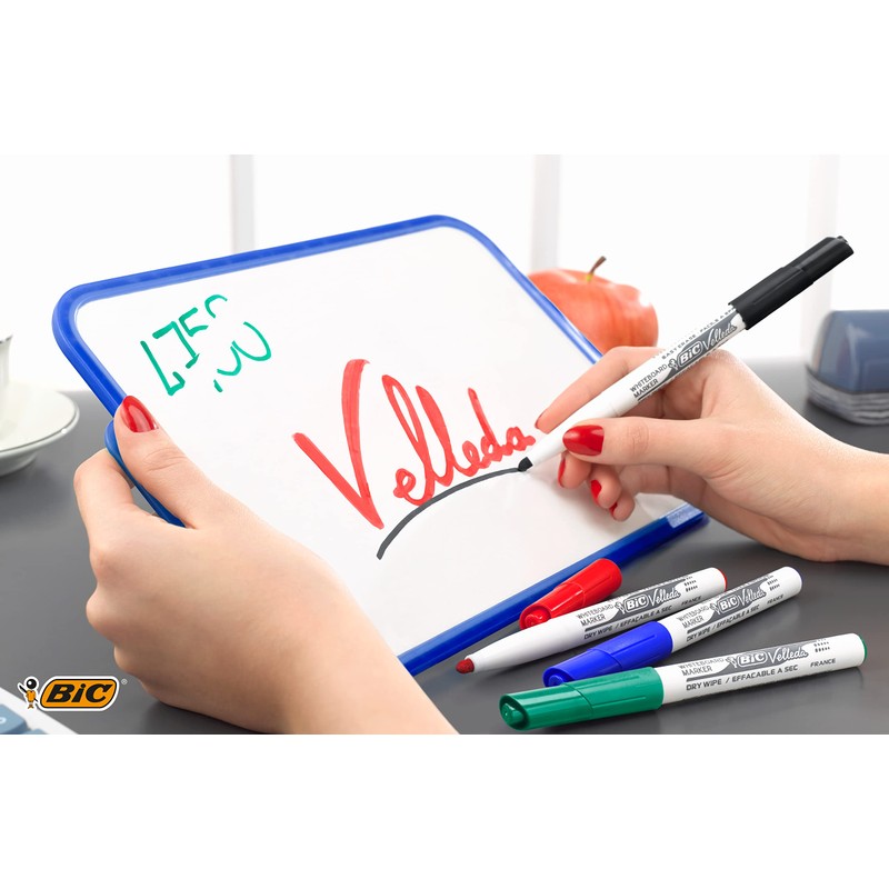 BIC VELLEDA 1741 Bullet Tip Pocket Cetone Whiteboard Marker 1.5mm