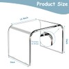 Tmoicer Kids' Step Stool 9'' Acrylic Transparent Step Stool Strong