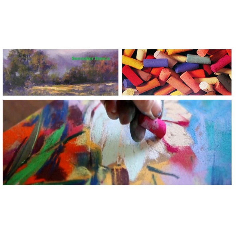 Sennelier 40pcs Soft Pastel Portrait and 1 Postcard