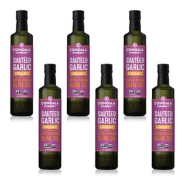 Sonoma Gourmet Sautéed Garlic Olive Oil, Quantity - 1 case (Pack of 6) (Sauteed Garlic, 8.5 FL Oz(Pack 0f 6))