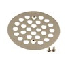 Moen 101664BN 4-1/4-Inch Screw-In Shower Strainer, Brushed Nickel
