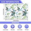 CIAIDU Sea Turtles Bath Hand Towels for Bathroom Decorative,Seaweed Bubbles
