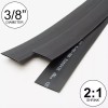Salipt 3/8" ID Black Heat Shrink Tube 2:1 ratio polyolefin
