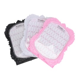 Mikinona Nail Art Display Boards Nail Gel Cards 3pcs ABS Material Numbered for Easy Selection Sturdy and Lightweight