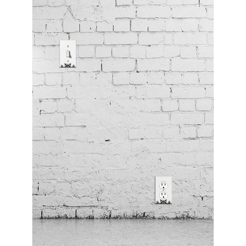 WIRESTER Duplex Outlet Cover Wall Plate/Switch Plate - Racoon Hands