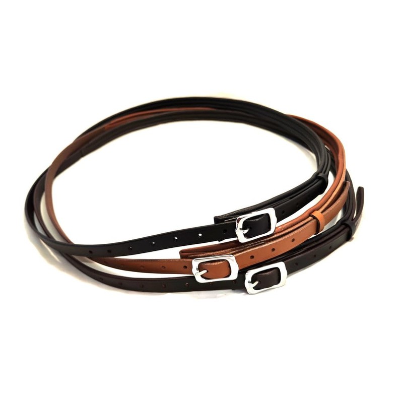 Leather Neck Ring Neck Strap Flat for Horses Adjustable Padded