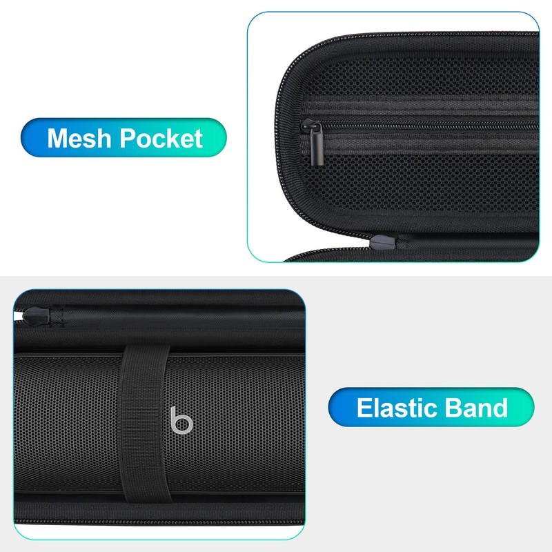 BOVKE Carrying Case Compatible with Beats Pill Wireless Bluetooth Speaker,