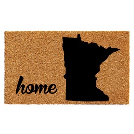 Calloway Mills 105282436 Minnesota Doormat, 24" x 36", Natural/Black
