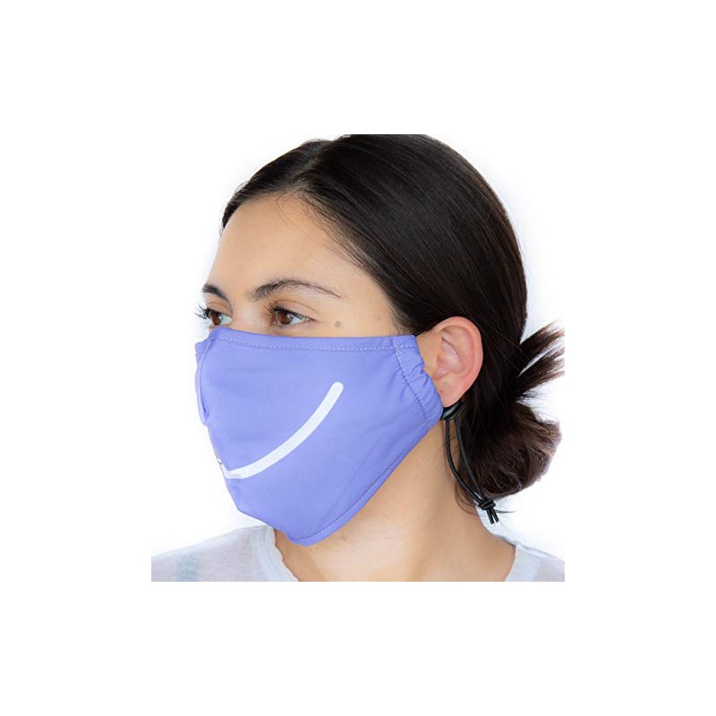 Headmost Comfymask 3 Layer Large Fabric Facemask: Water Repellent, Washable,