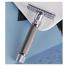 Yaqi Gunmetal & Chrome Adjustable Final Cut Safety Razor