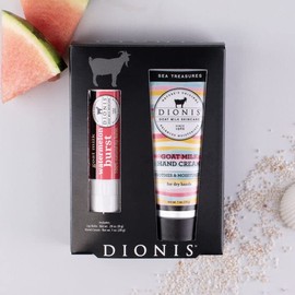 Dionis Sweet Treasures Goat Milk Lip & Hand Set (Sweet Treasures)