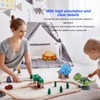 2 Sets Dinosaur Assemble Toy Develop Hand On Ability Educational
