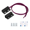 Gebildet 0-230V Magnetic Switch, Recessed Security Window Gate Contact Sensor,