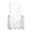 VITAdisplays DIN lang DL Table Brochure Stand as Transparent Flyer