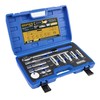 11pc Magnetic Spark Plug Socket Set, 3/8" Click Torque Wrench,