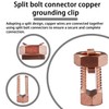 Bntyok Split Bolt Groud Wire Connector High Strength Copper Grounding