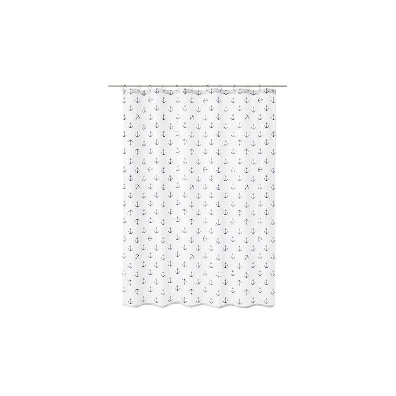 Kleine Wolke Anchor Fabric Shower Curtain 120 x 200 cm