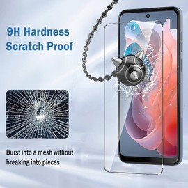 Natbok 2 Pack Compatible with Moto G Play 2025 Screen Protector,Full Coverage 9H Tempered Glass Film,HD Clear Scratch Resistant,Bubble-Free for Motorola Moto G Play 2025 Screen Protector