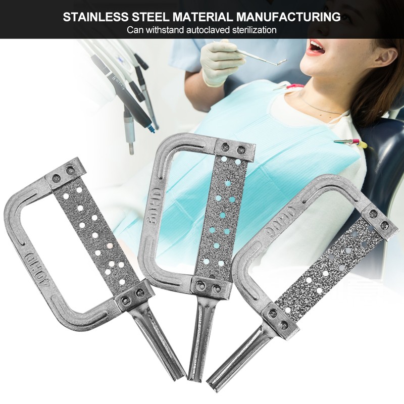 Dental Orthodontic Interproximal Grinding Enamel Reduction Handle Dental Tools