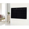 Audio-Visual Direct Magnetic Black Glass Dry-Erase Board Set (3' x