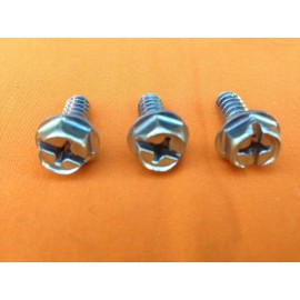 Auto Magic 1000 Bulk Zinc Plated LICENSE PLATE TAG SCREWS Standard Car Dealer Lot